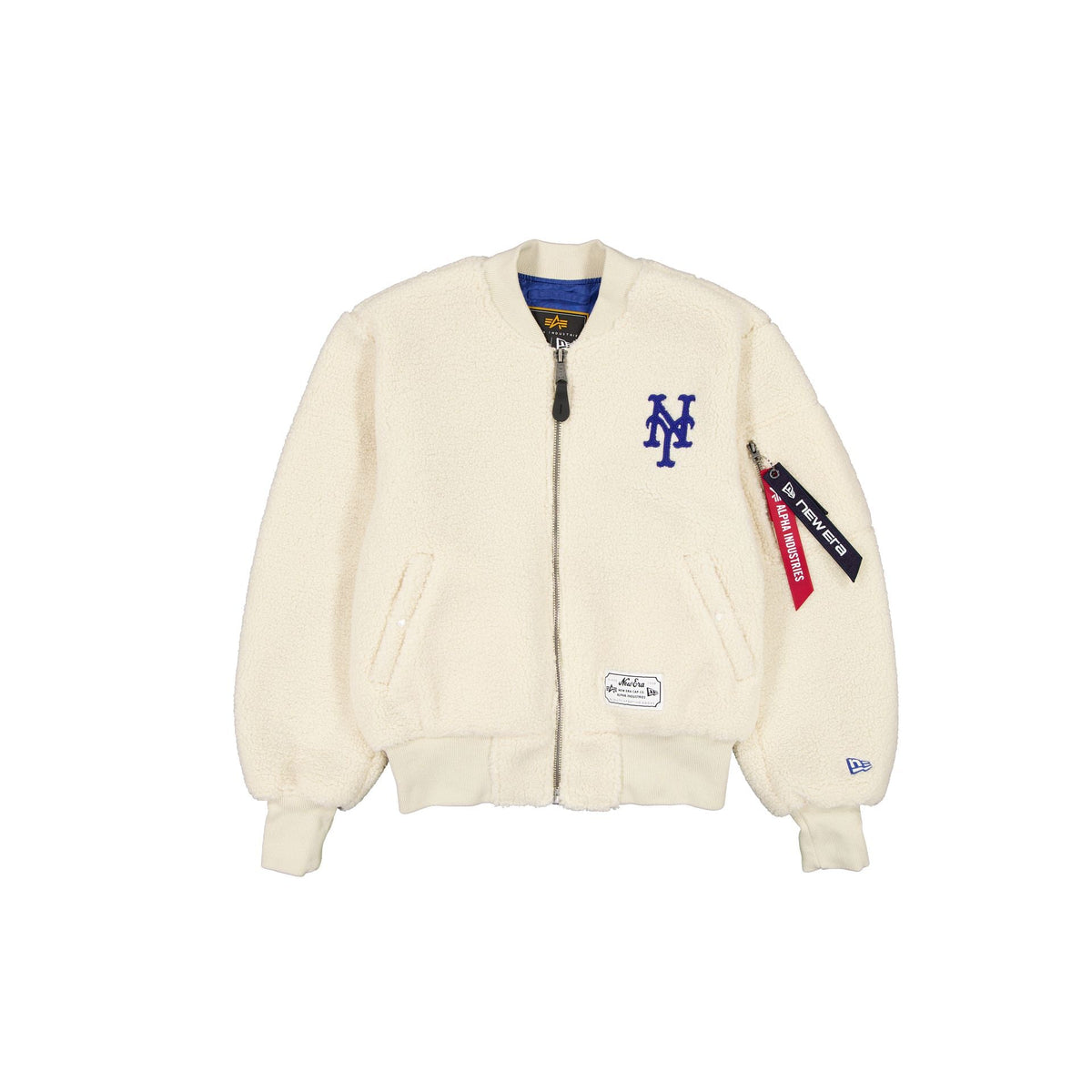 Alpha Industries x New York Mets Women's Sherpa MA-1 Flight Jacket