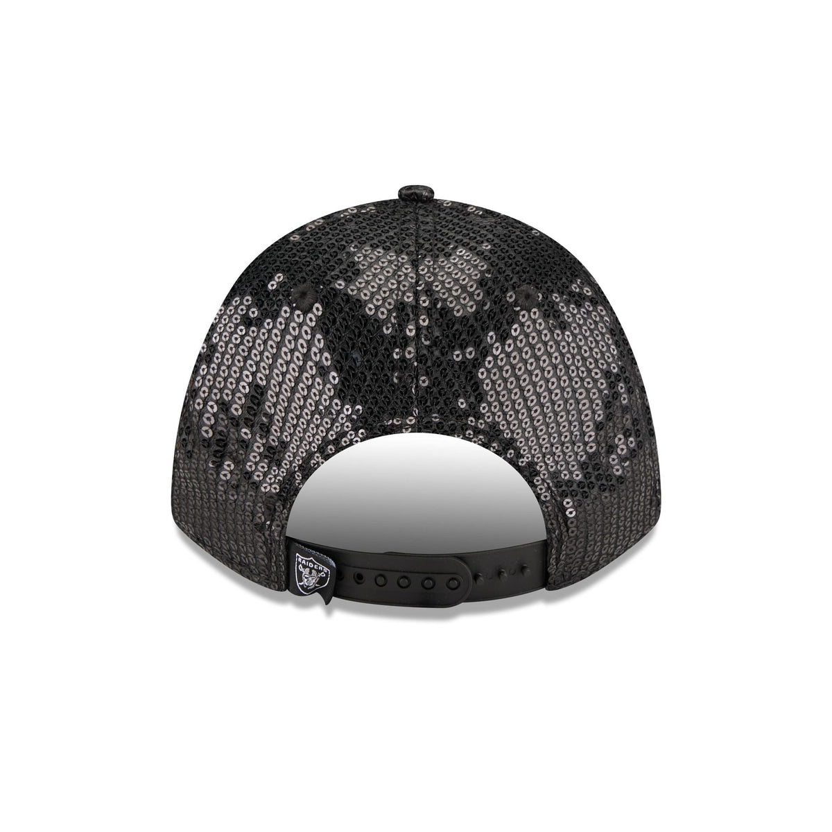 Las Vegas Raiders Sequin Script Women's 9FORTY M-Crown Snapback Hat