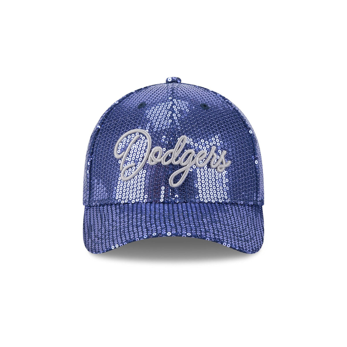 Los Angeles Dodgers Sequin Script Women's 9FORTY M-Crown Snapback Hat