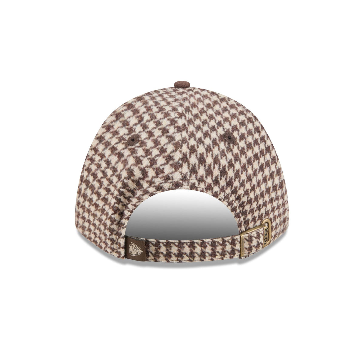 Kansas City Chiefs Brown Houndstooth Women's 9FORTY M-Crown Adjustable Hat