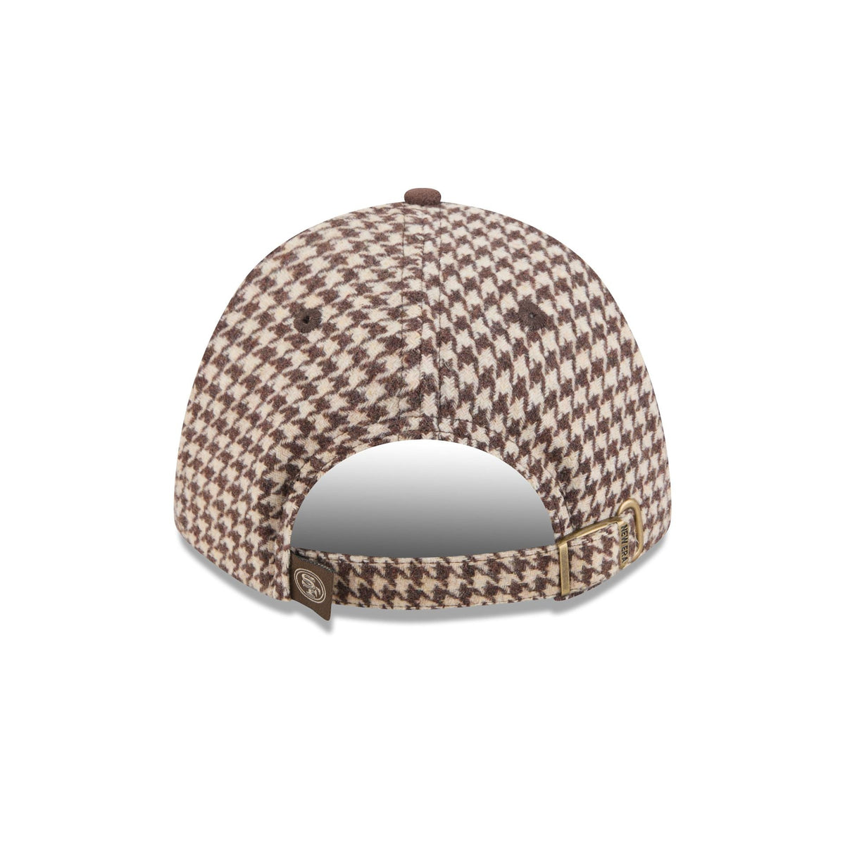 San Francisco 49ers Brown Houndstooth Women's 9FORTY M-Crown Adjustable Hat
