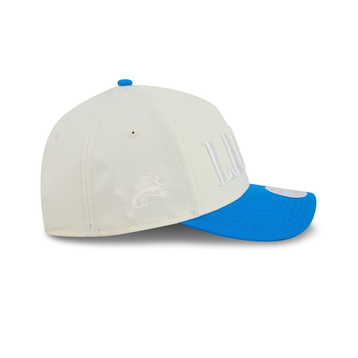 Detroit Lions Two Tone Chrome Women's 9FORTY M-Crown A-Frame Snapback Hat