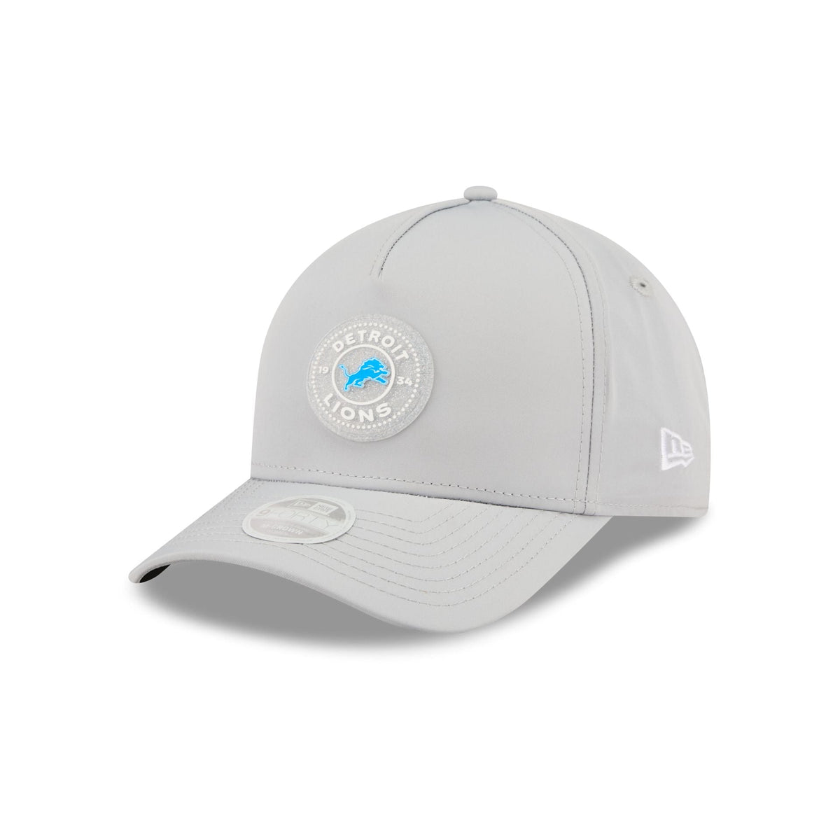Detroit Lions Glitter Patch Women's 9FORTY M-Crown A-Frame Snapback Hat