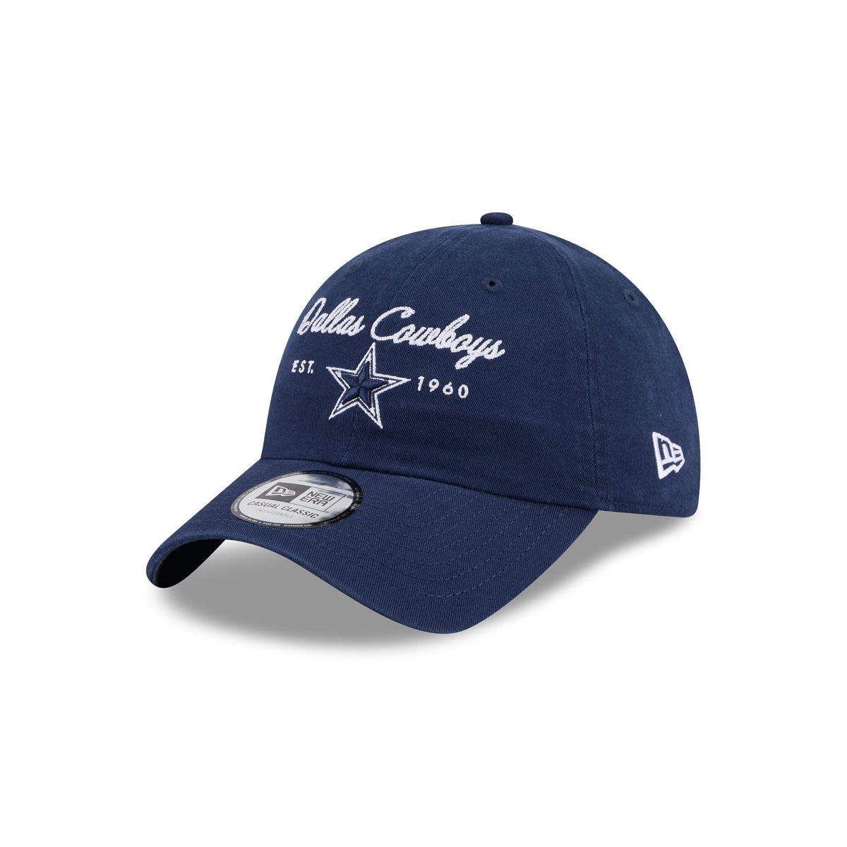 Dallas Cowboys Script Wordmark Casual Classic Adjustable Hat