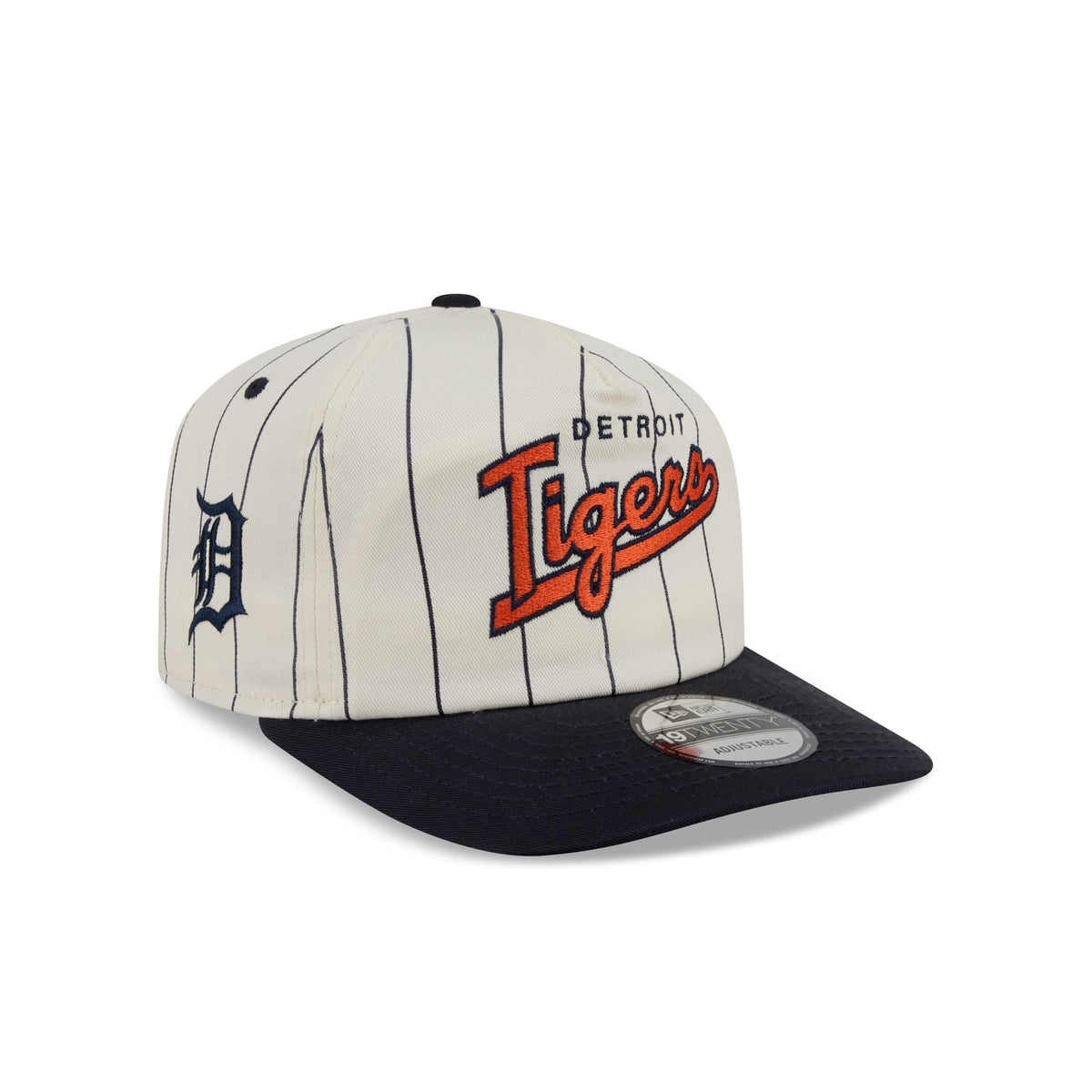 Detroit Tigers Chrome White Pinstripe 19TWENTY Snapback Hat