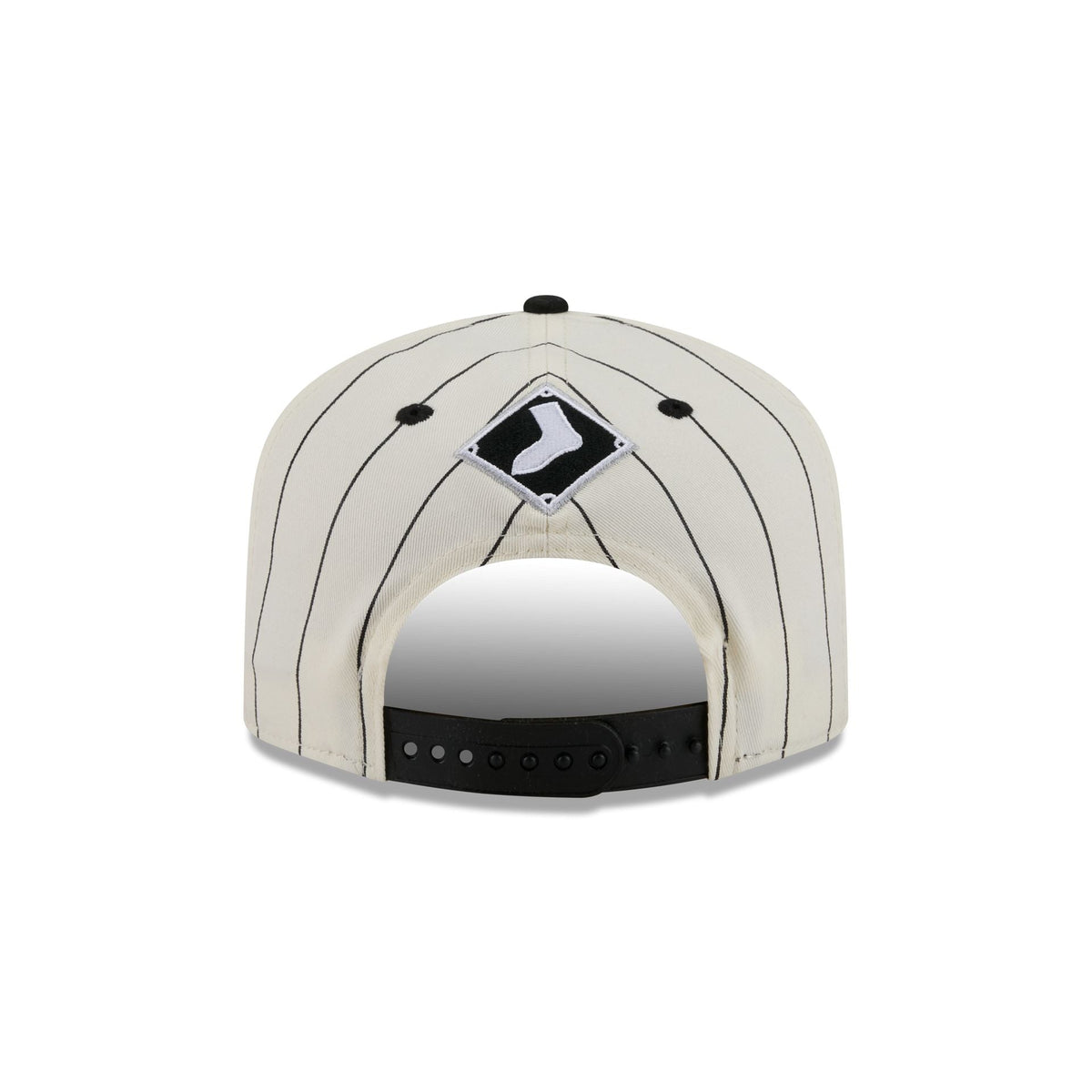 Chicago White Sox Chrome White Pinstripe 19TWENTY Snapback Hat