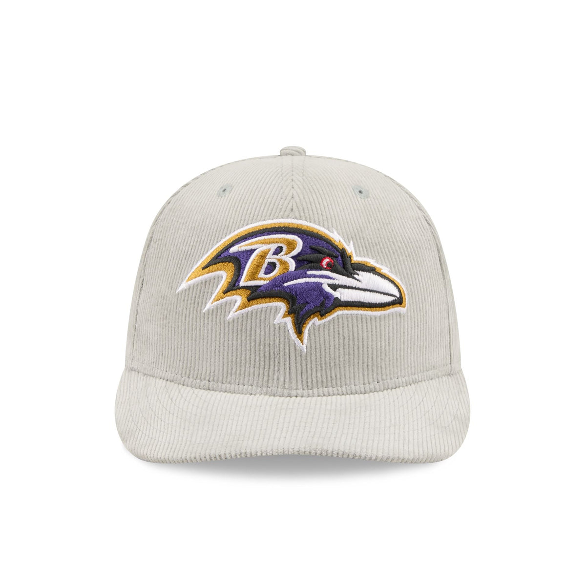 Baltimore Ravens Light Gray Corduroy 59FIFTY Fitted Hat