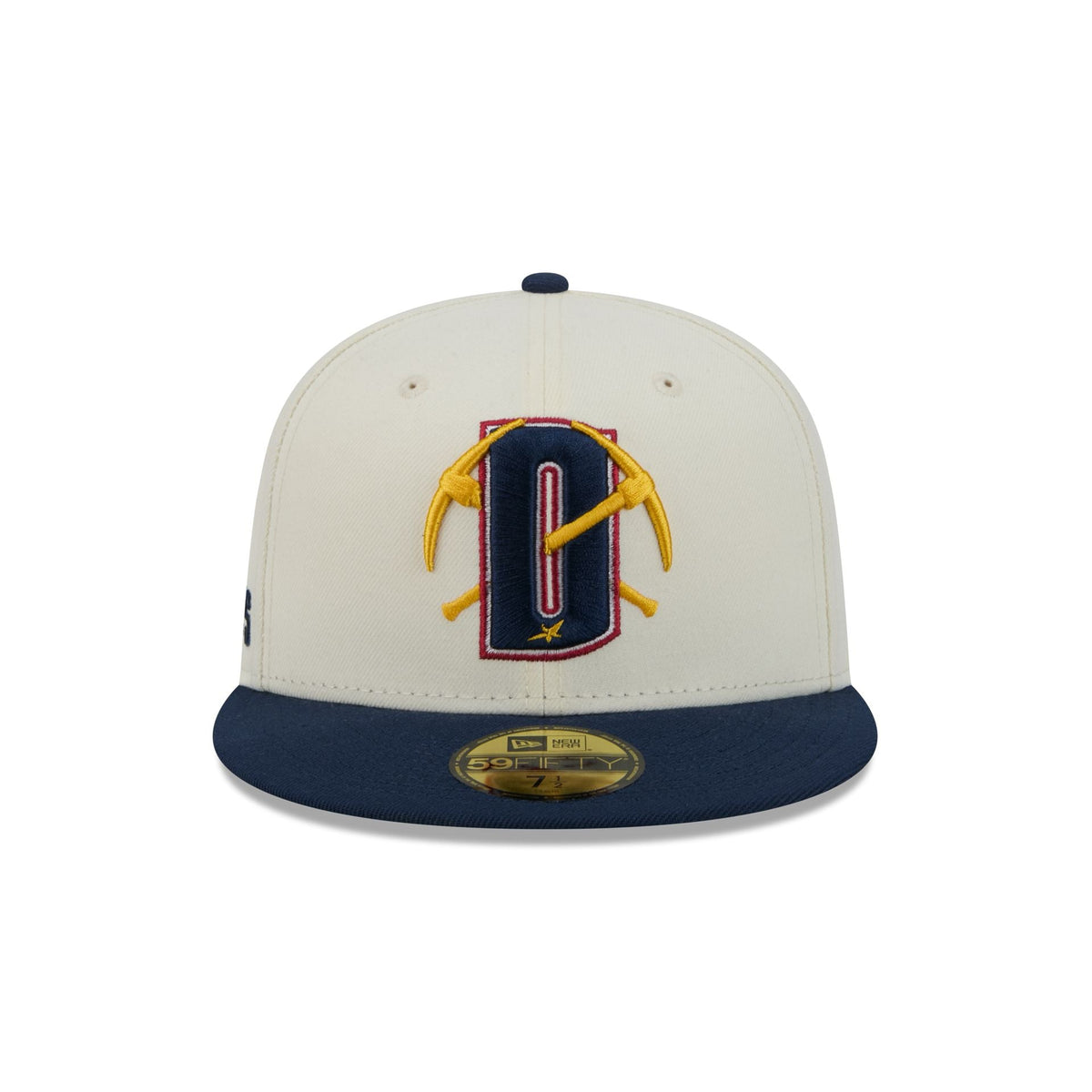 Denver Nuggets Deceptor Chrome White 59FIFTY Fitted Hat