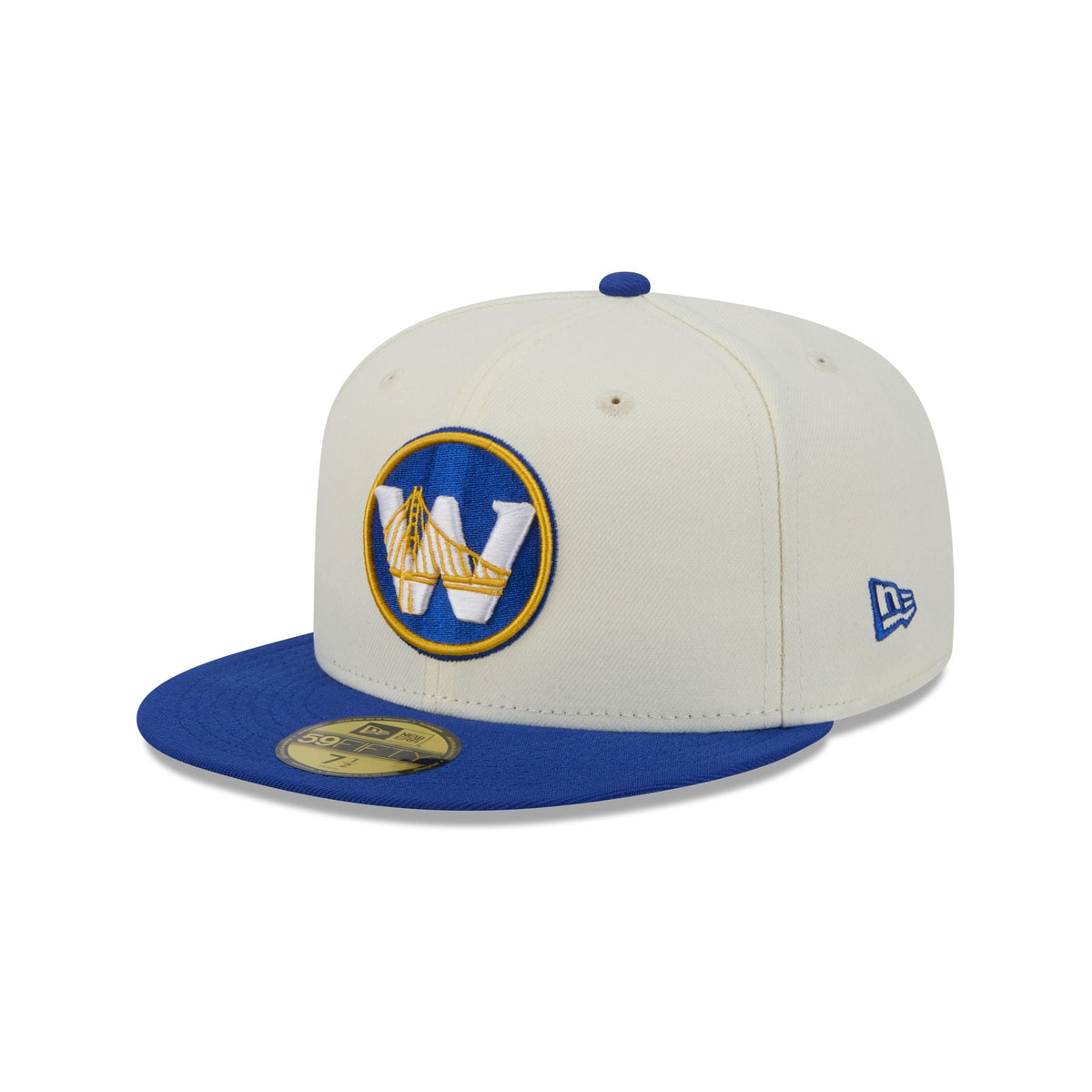 Golden State Warriors Deceptor Chrome White 59FIFTY Fitted Hat