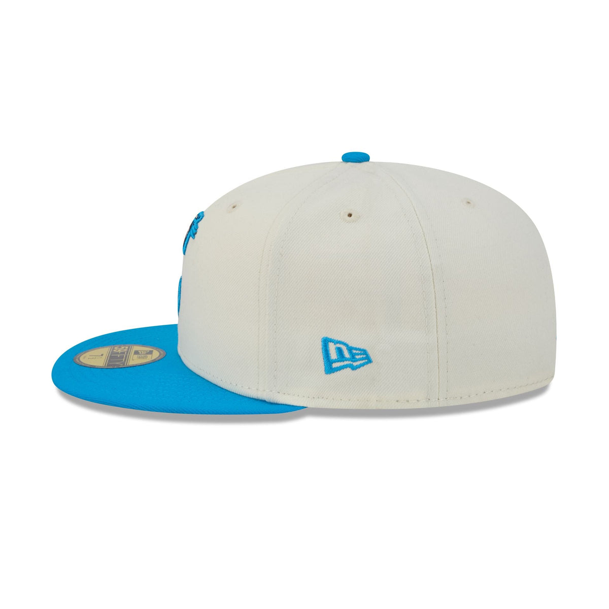Carolina Panthers Deceptor Chrome White 59FIFTY Fitted Hat