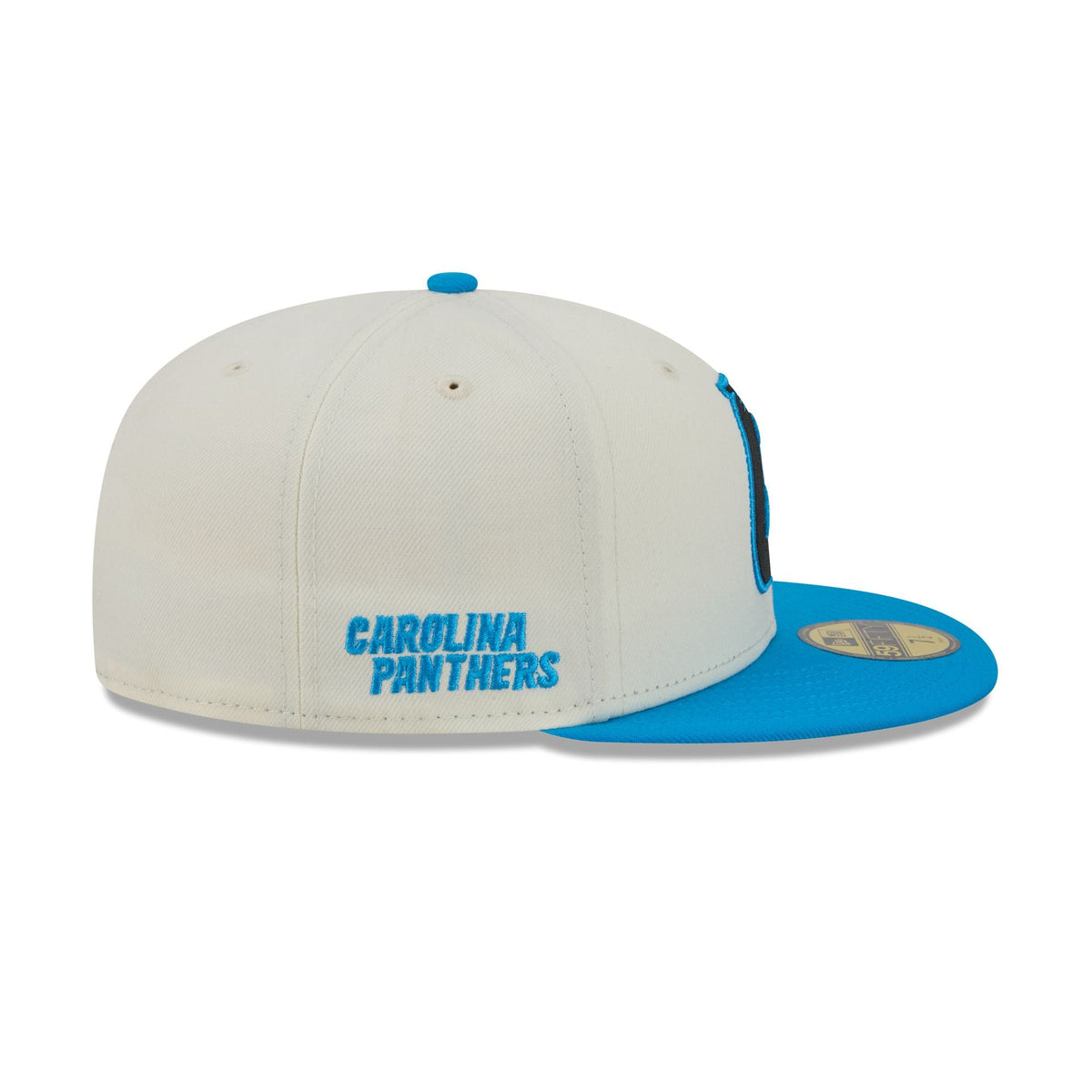 Carolina Panthers Deceptor Chrome White 59FIFTY Fitted Hat