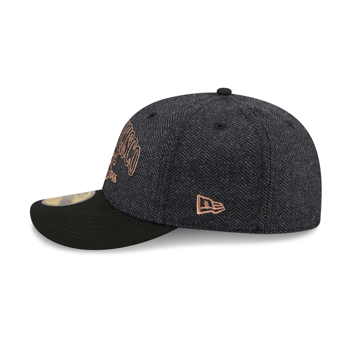 San Francisco 49ers Black Faux Wool 59FIFTY Fitted Hat