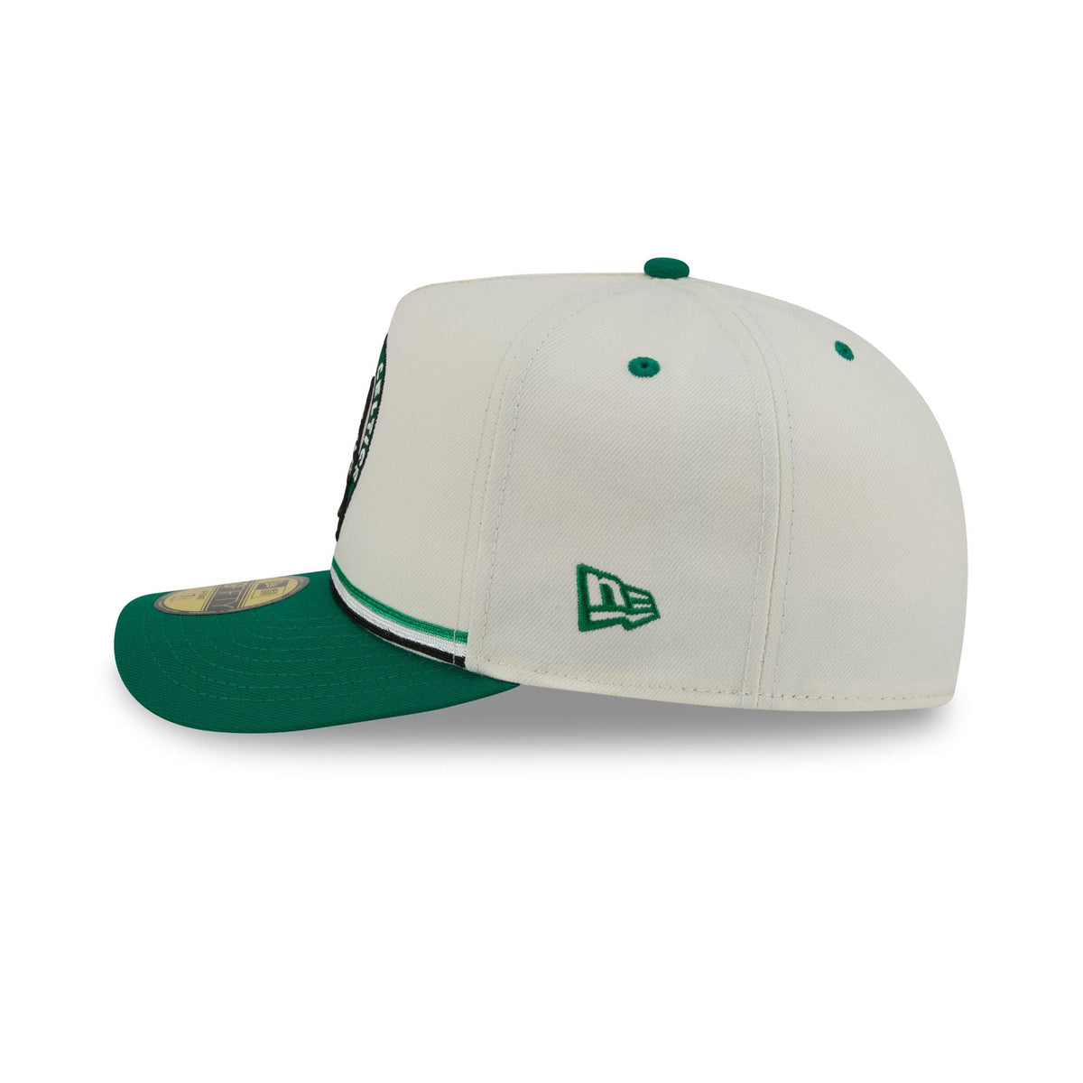 Boston Celtics Vintage Stripe 59FIFTY A-Frame Fitted Hat