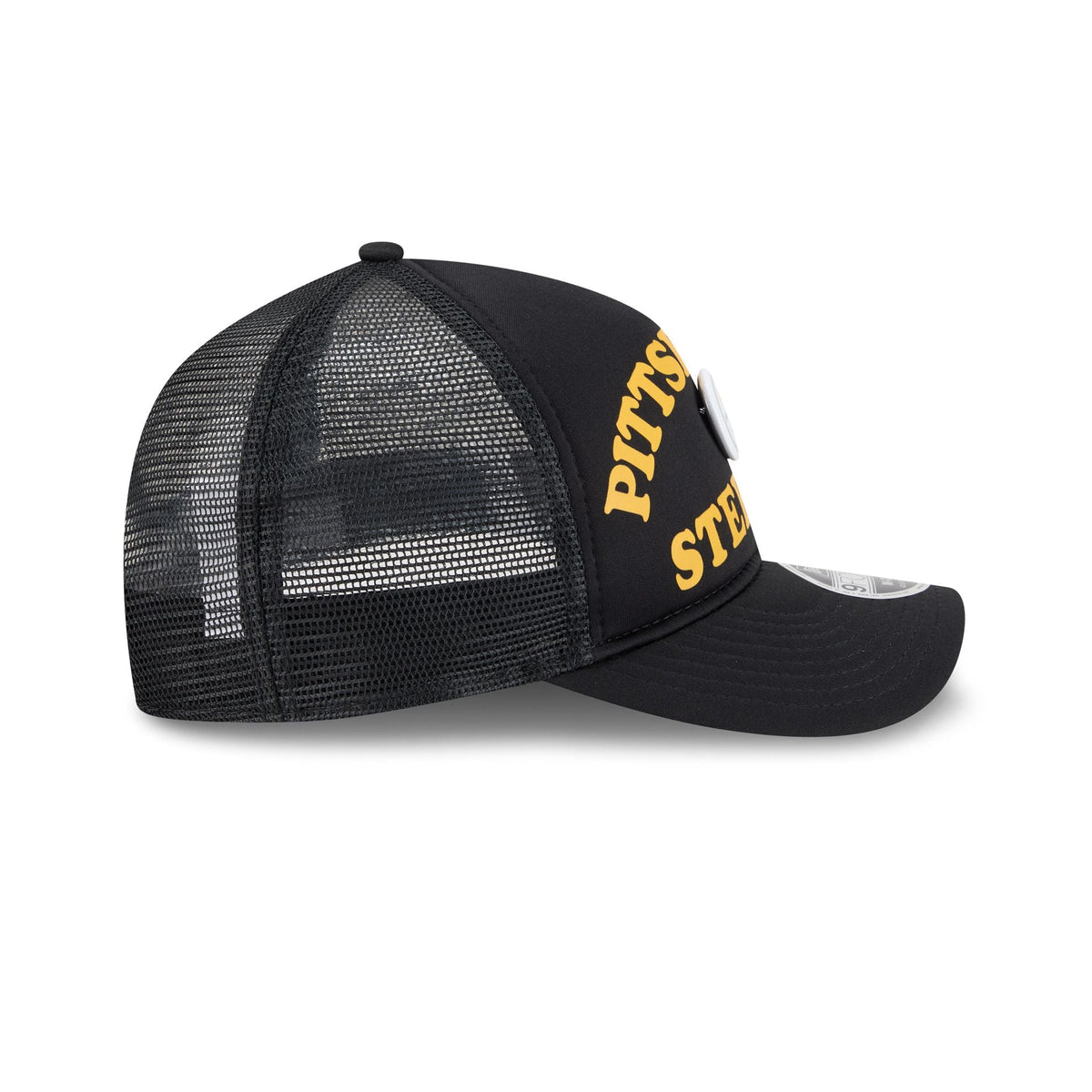 Pittsburgh Steelers Button 9FORTY M-Crown A-Frame Trucker Hat
