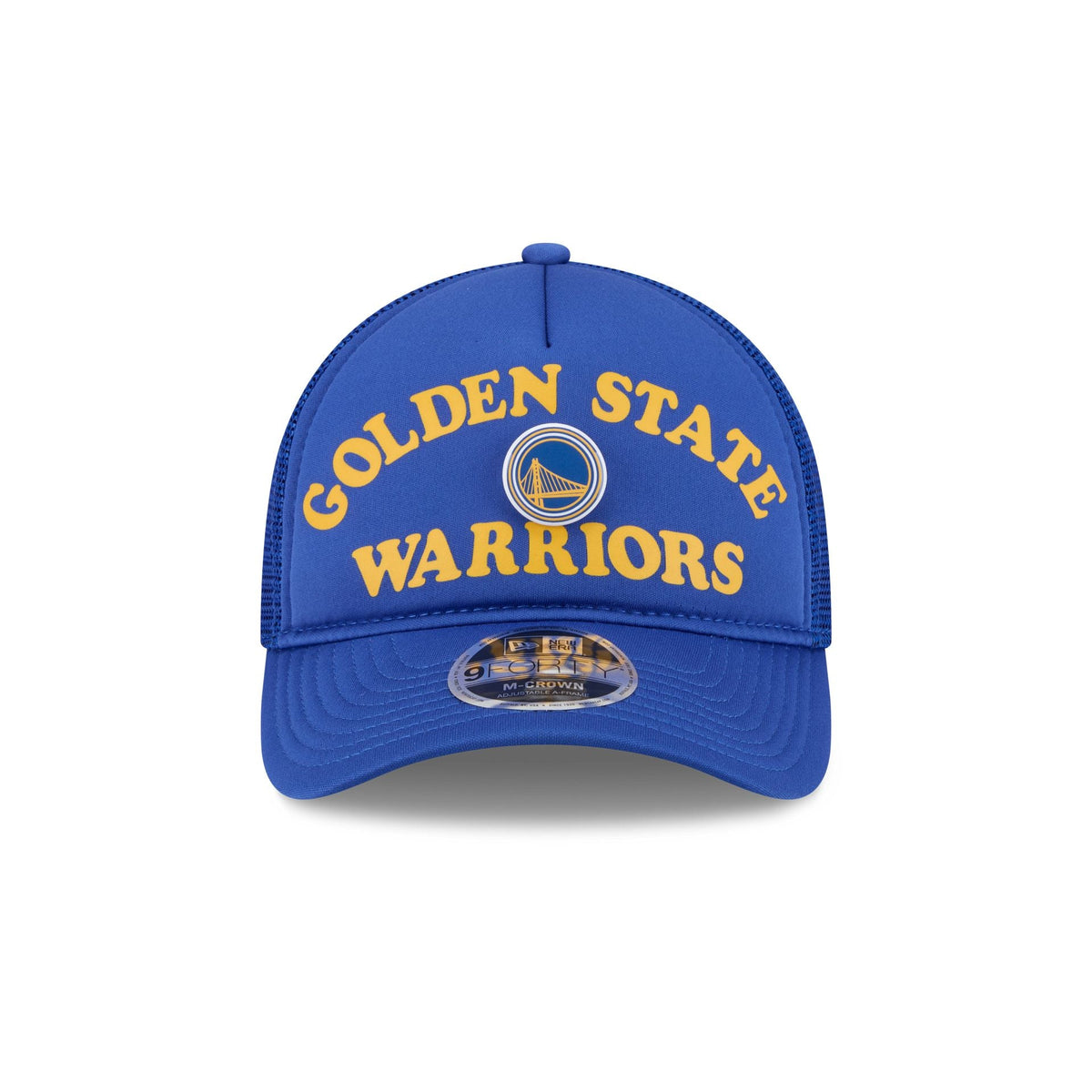 Golden State Warriors Button 9FORTY M-Crown A-Frame Trucker Hat