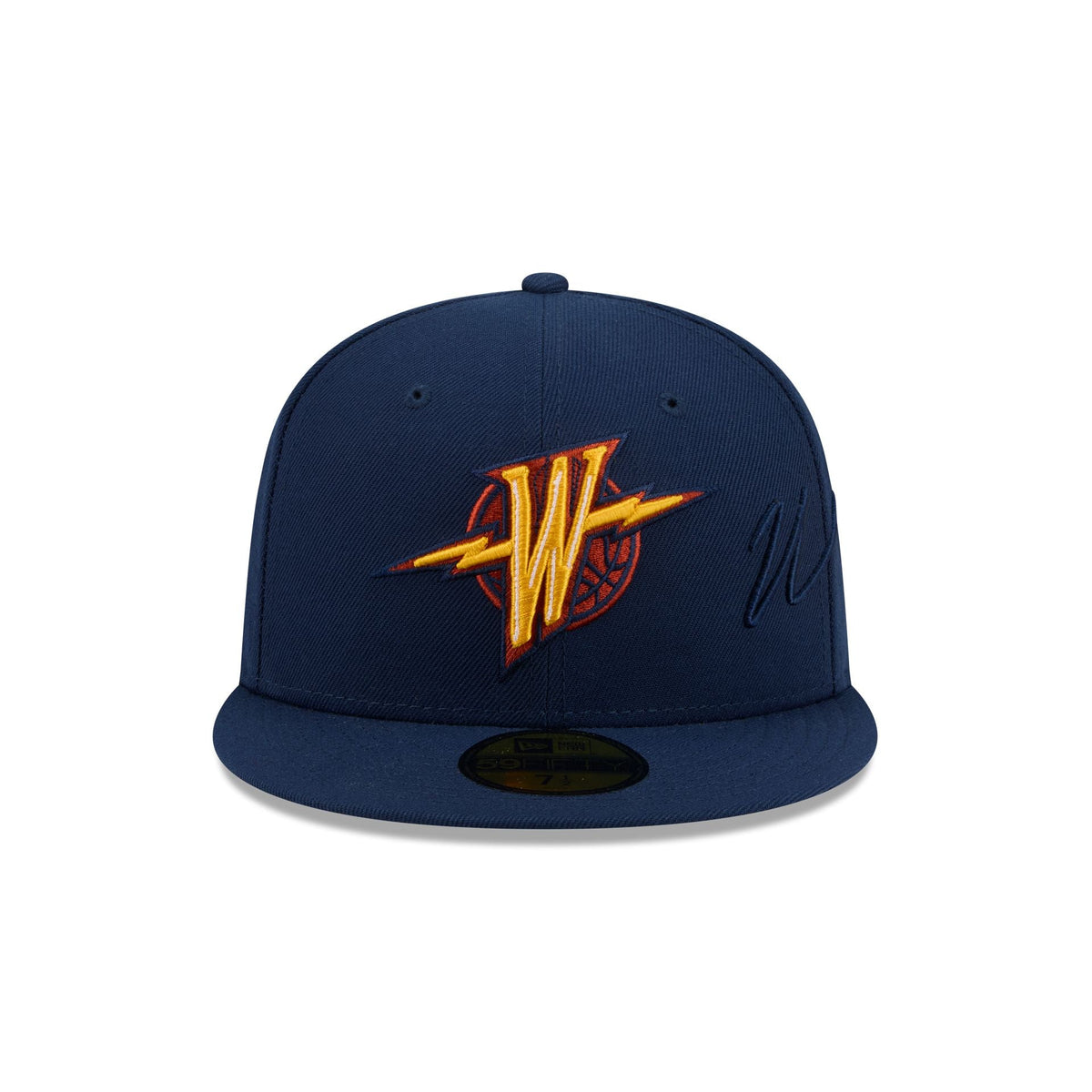 Golden State Warriors Side Script 59FIFTY Fitted Hat