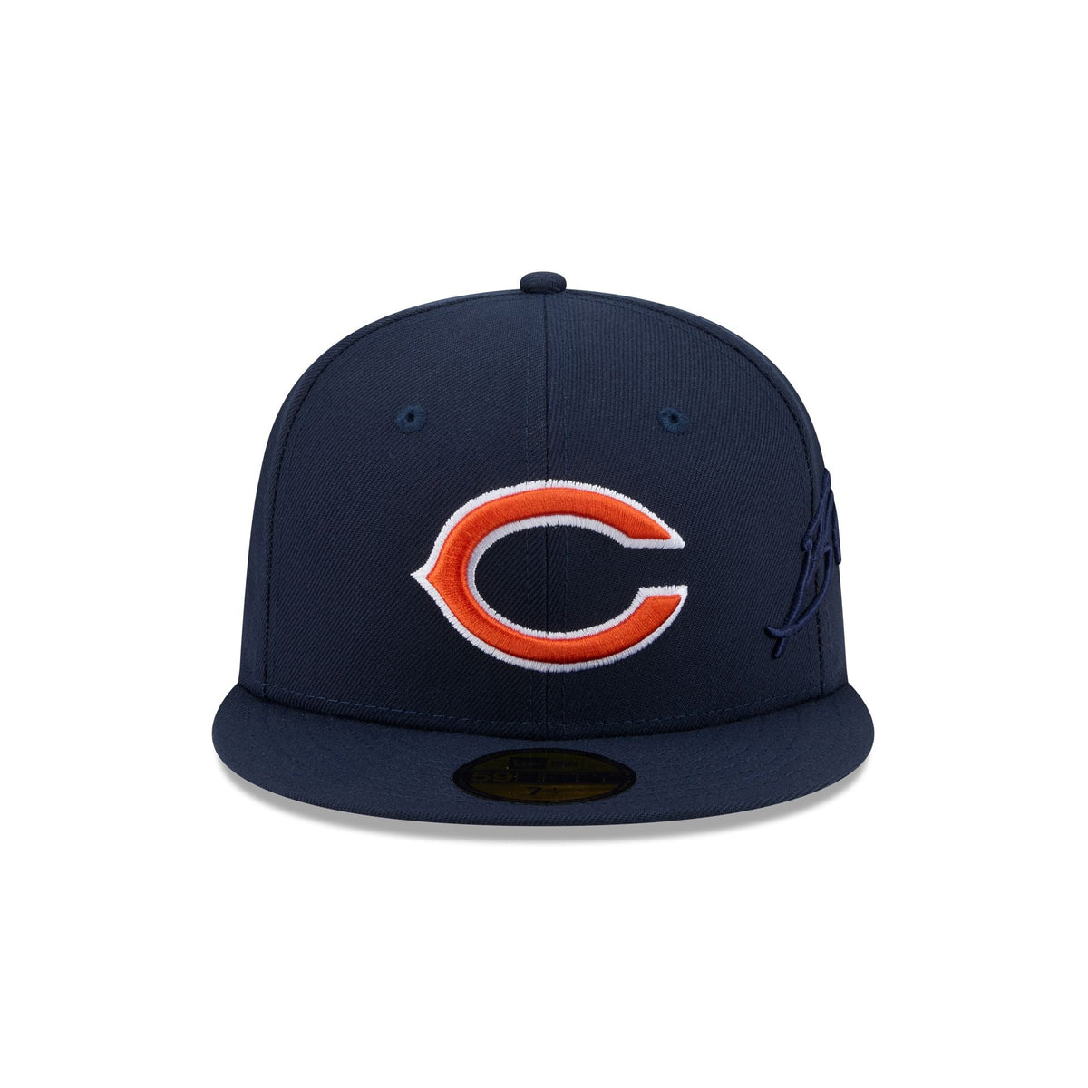 Chicago Bears Side Script 59FIFTY Fitted Hat