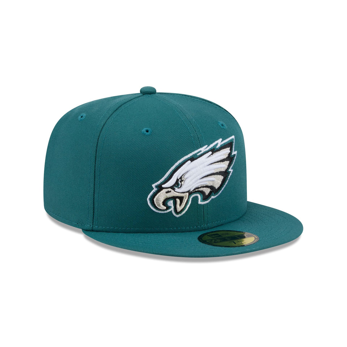 Philadelphia Eagles Side Script 59FIFTY Fitted Hat