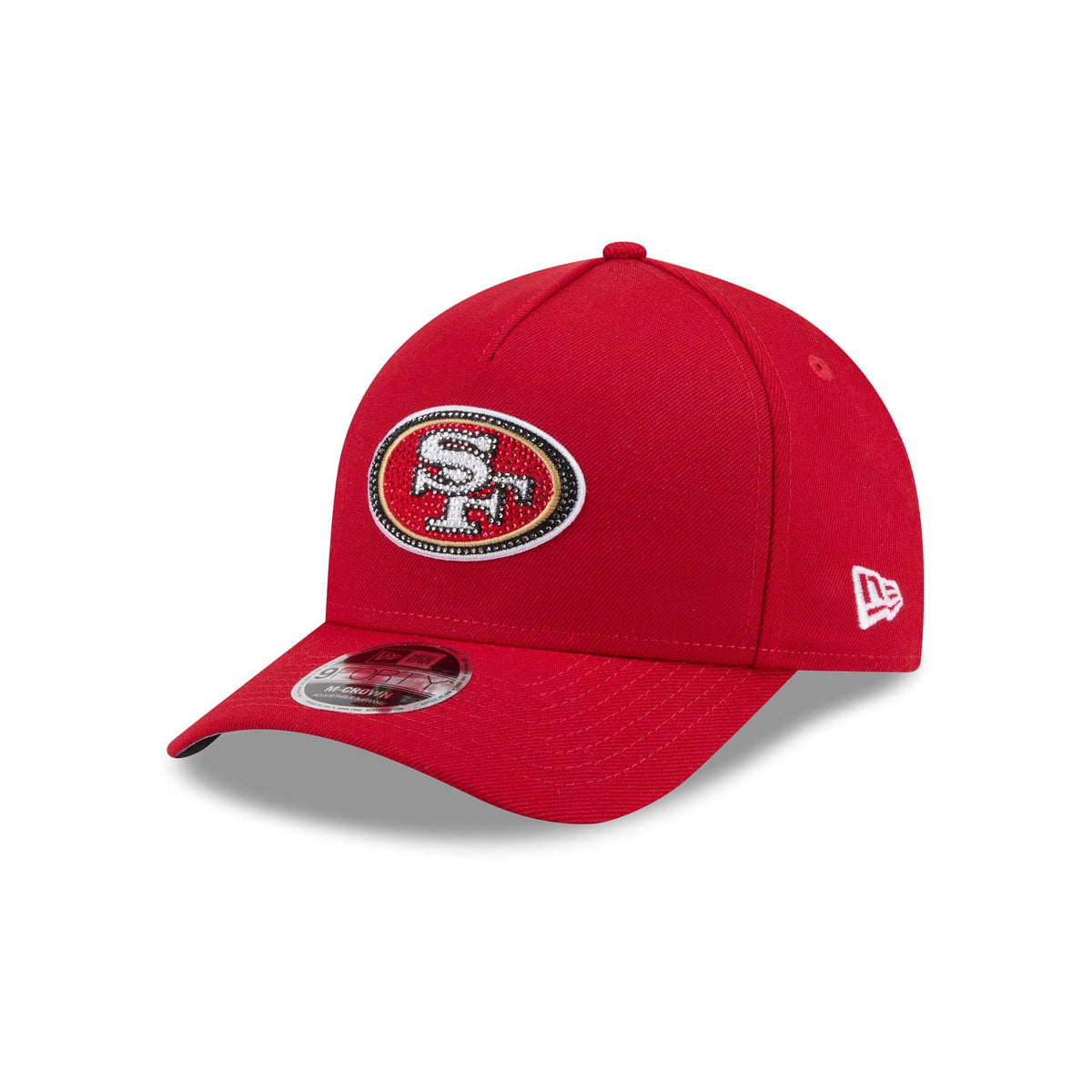 San Francisco 49ers Rhinestone Patch 9FORTY M-Crown A-Frame Snapback Hat