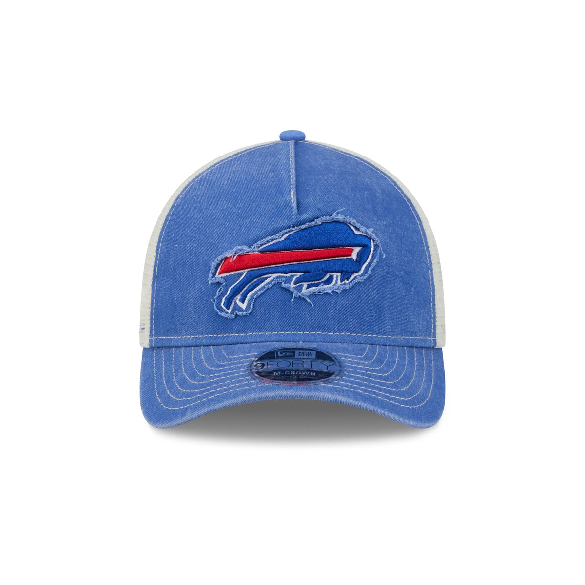 Buffalo Bills Frayed Logo 9FORTY M-Crown A-Frame Trucker Hat