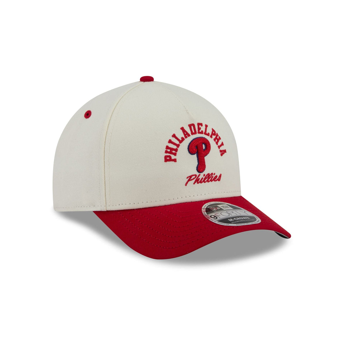 Philadelphia Phillies Arched Graphic Chrome White 9FORTY M-Crown A-Frame Snapback Hat