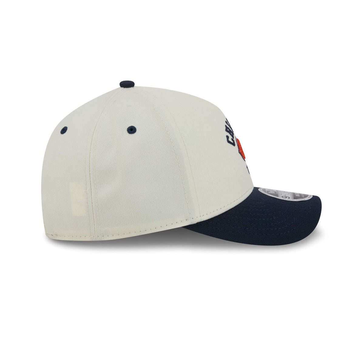 Chicago Bears Arched Graphic Chrome White 9FORTY M-Crown A-Frame Snapback Hat