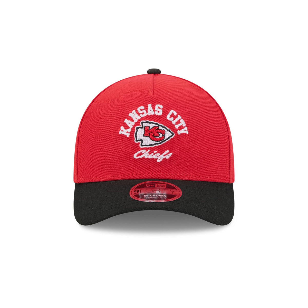Kansas City Chiefs Arched Graphic 9FORTY M-Crown A-Frame Snapback Hat