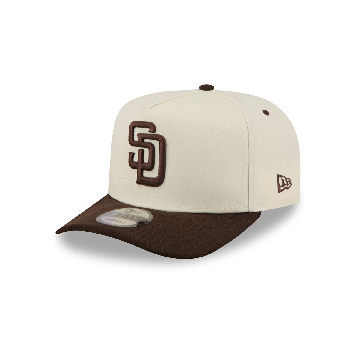 San Diego Padres Statement Back Chrome White 9FIFTY A-Frame Snapback Hat