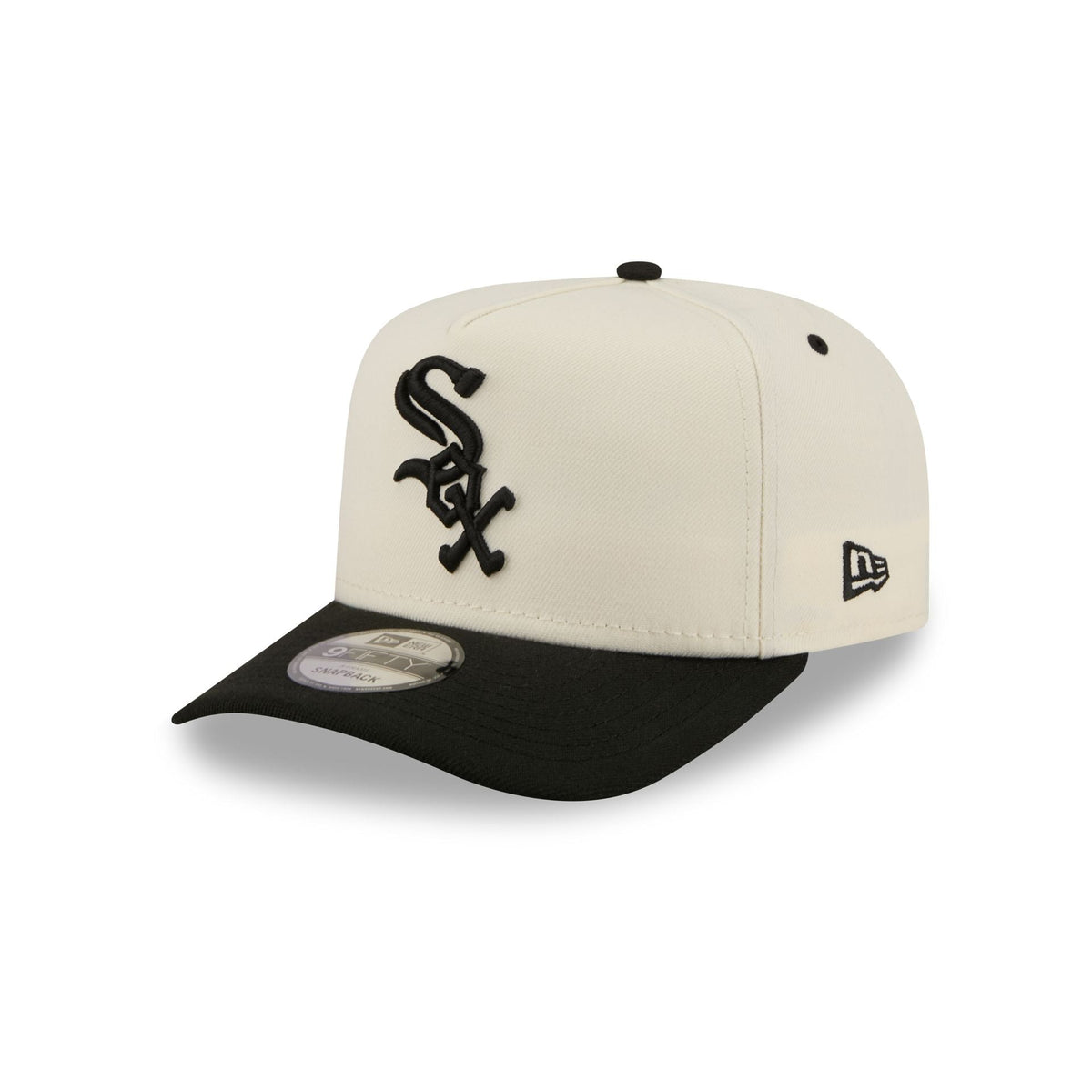 Chicago White Sox Statement Back Chrome White 9FIFTY A-Frame Snapback Hat
