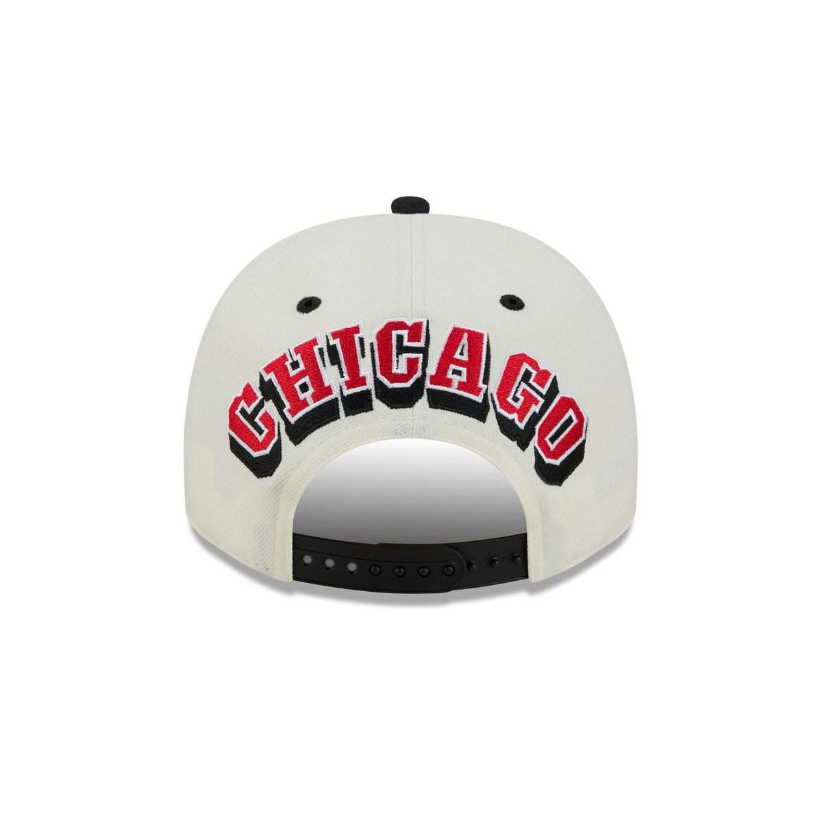 Chicago Bulls Statement Back Chrome White 9FIFTY A-Frame Snapback Hat