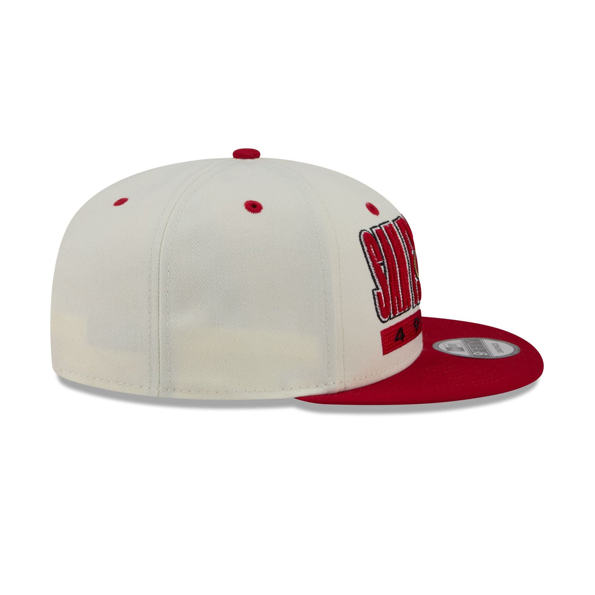 San Francisco 49ers Classic Stacked Chrome 9FIFTY Snapback Hat