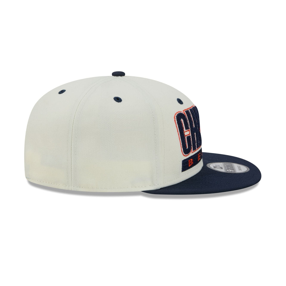 Chicago Bears Classic Stacked Chrome 9FIFTY Snapback Hat
