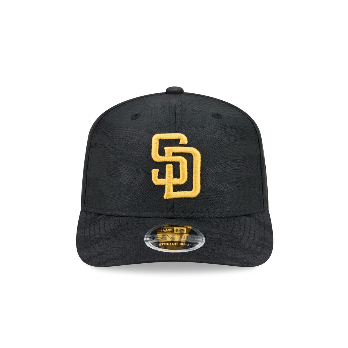 San Diego Padres Black Camo Performance 9SEVENTY Stretch-Snap Hat