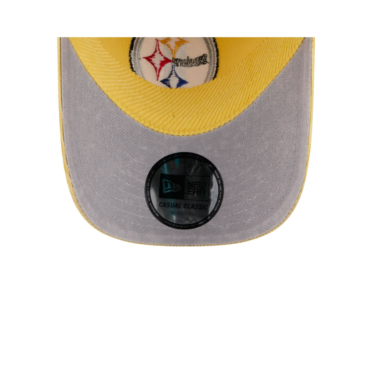 Pittsburgh Steelers Washed Corduroy Casual Classic Adjustable Hat