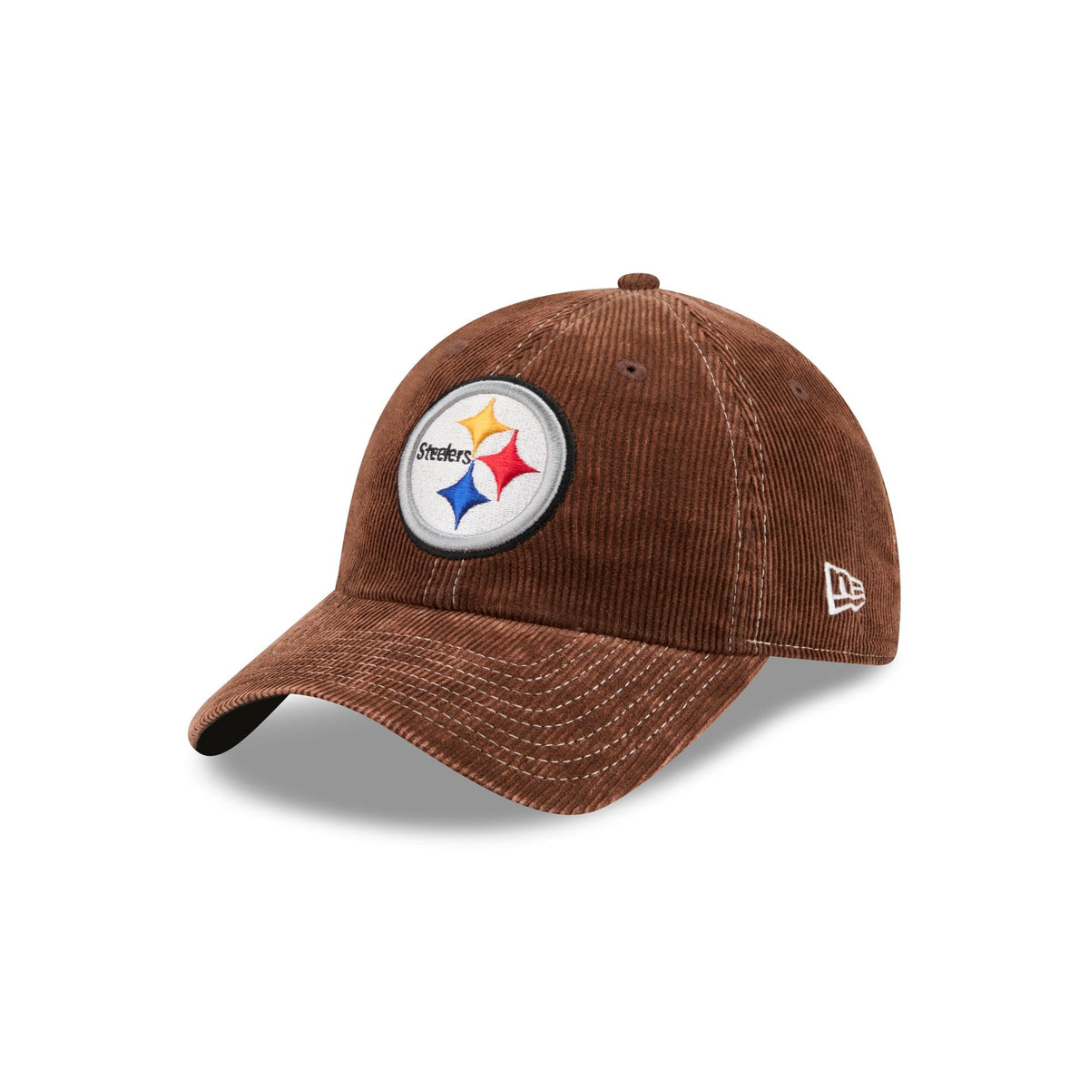 Pittsburgh Steelers Washed Brown Corduroy Casual Classic Adjustable Hat