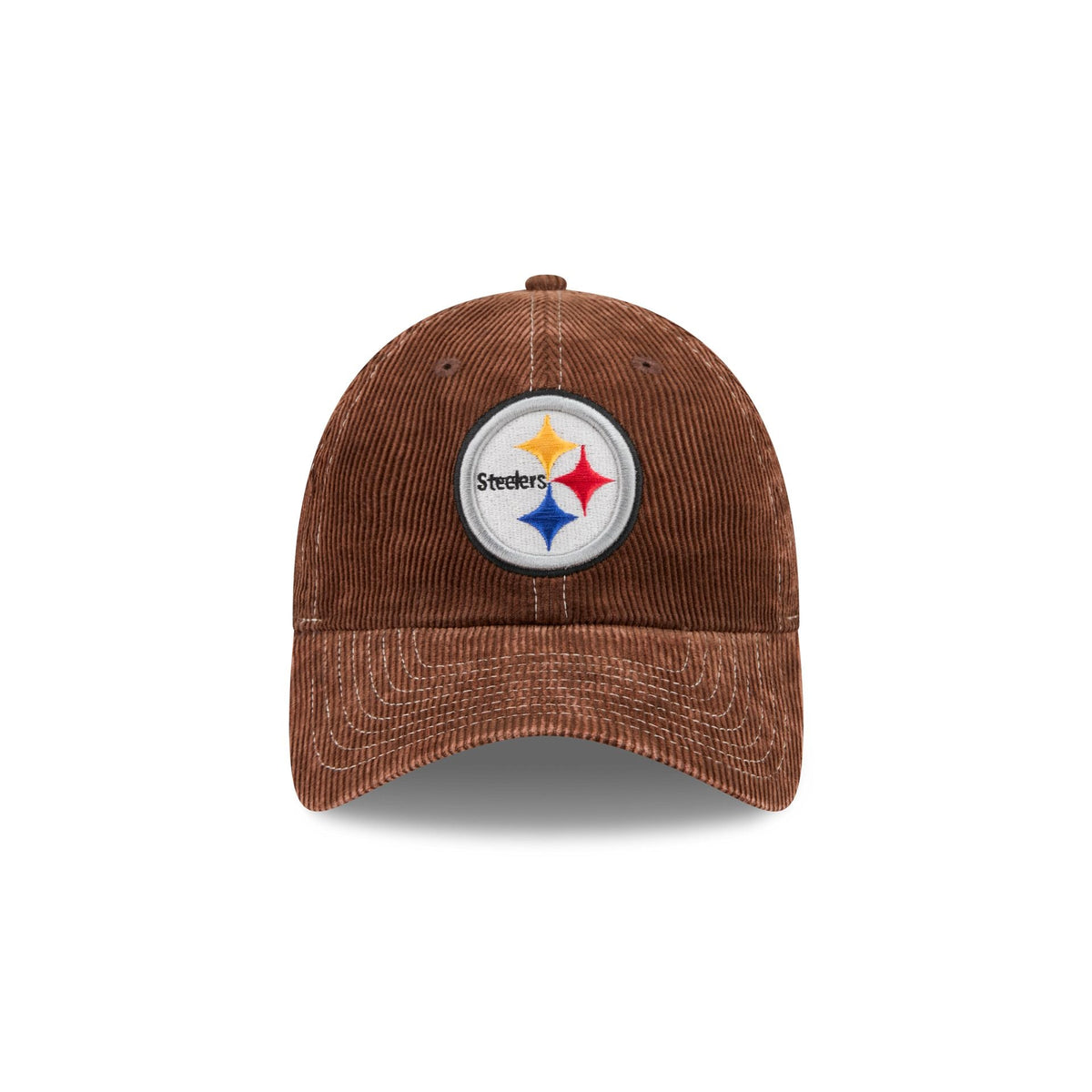 Pittsburgh Steelers Washed Brown Corduroy Casual Classic Adjustable Hat