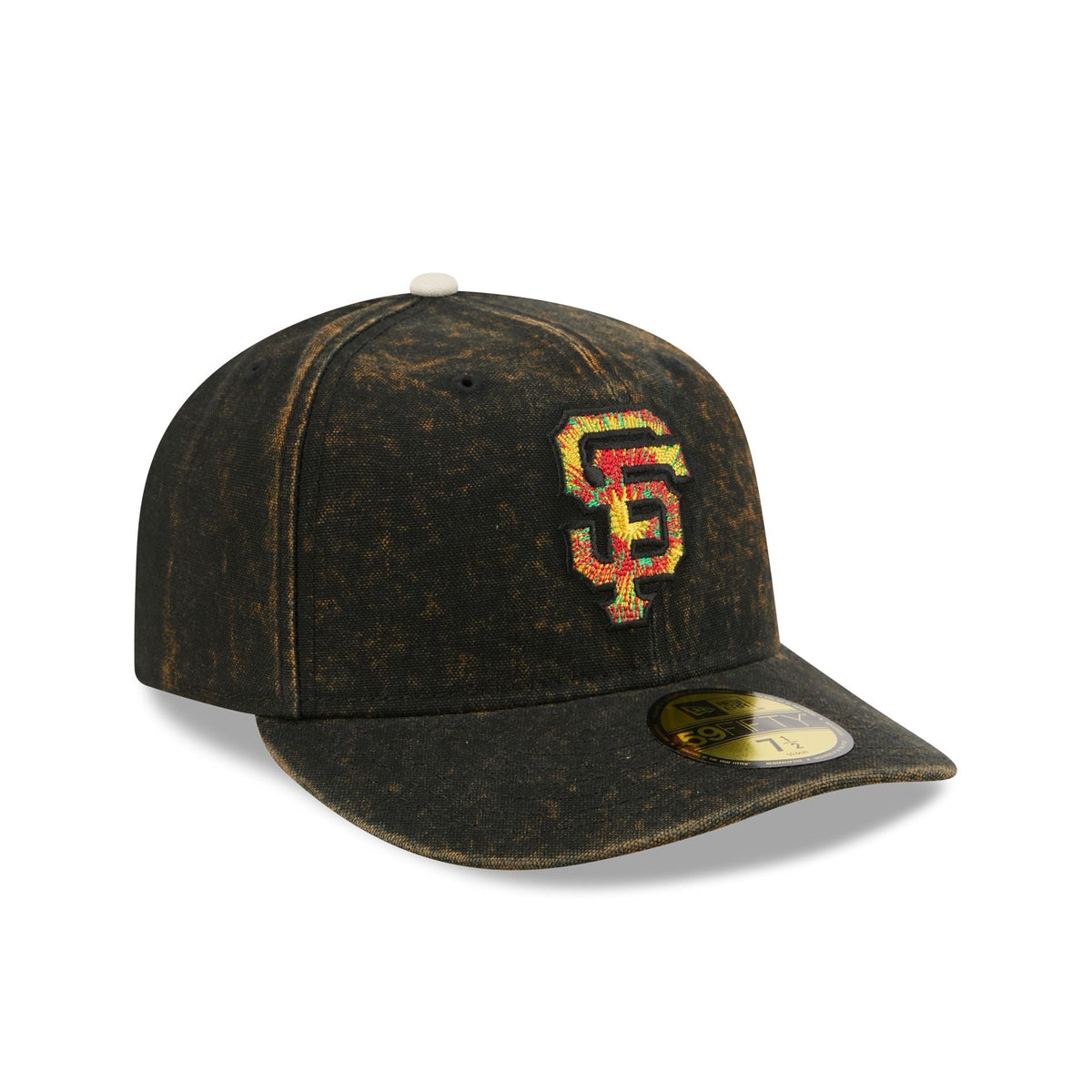 Just Caps Tie Dye Logo San Francisco Giants 59FIFTY Fitted Hat