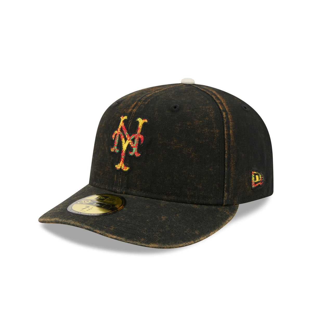 Just Caps Tie Dye Logo New York Mets 59FIFTY Fitted Hat