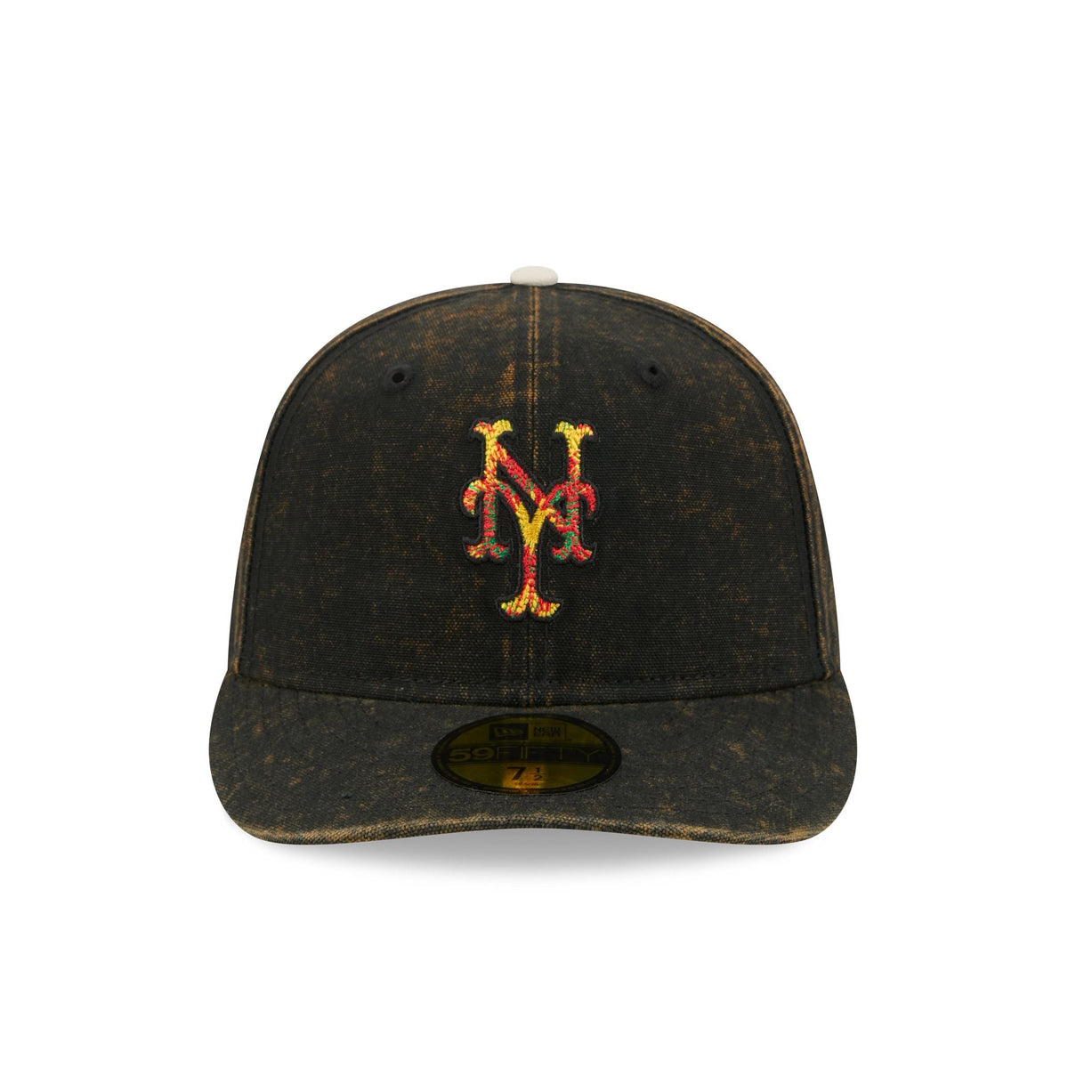 Just Caps Tie Dye Logo New York Mets 59FIFTY Fitted Hat