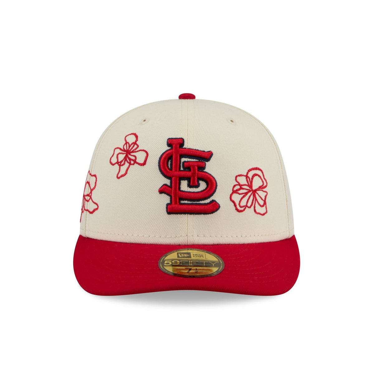 St. Louis Cardinals Floral Outline 59FIFTY Fitted Hat