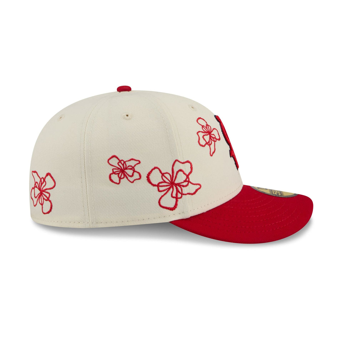 St. Louis Cardinals Floral Outline 59FIFTY Fitted Hat