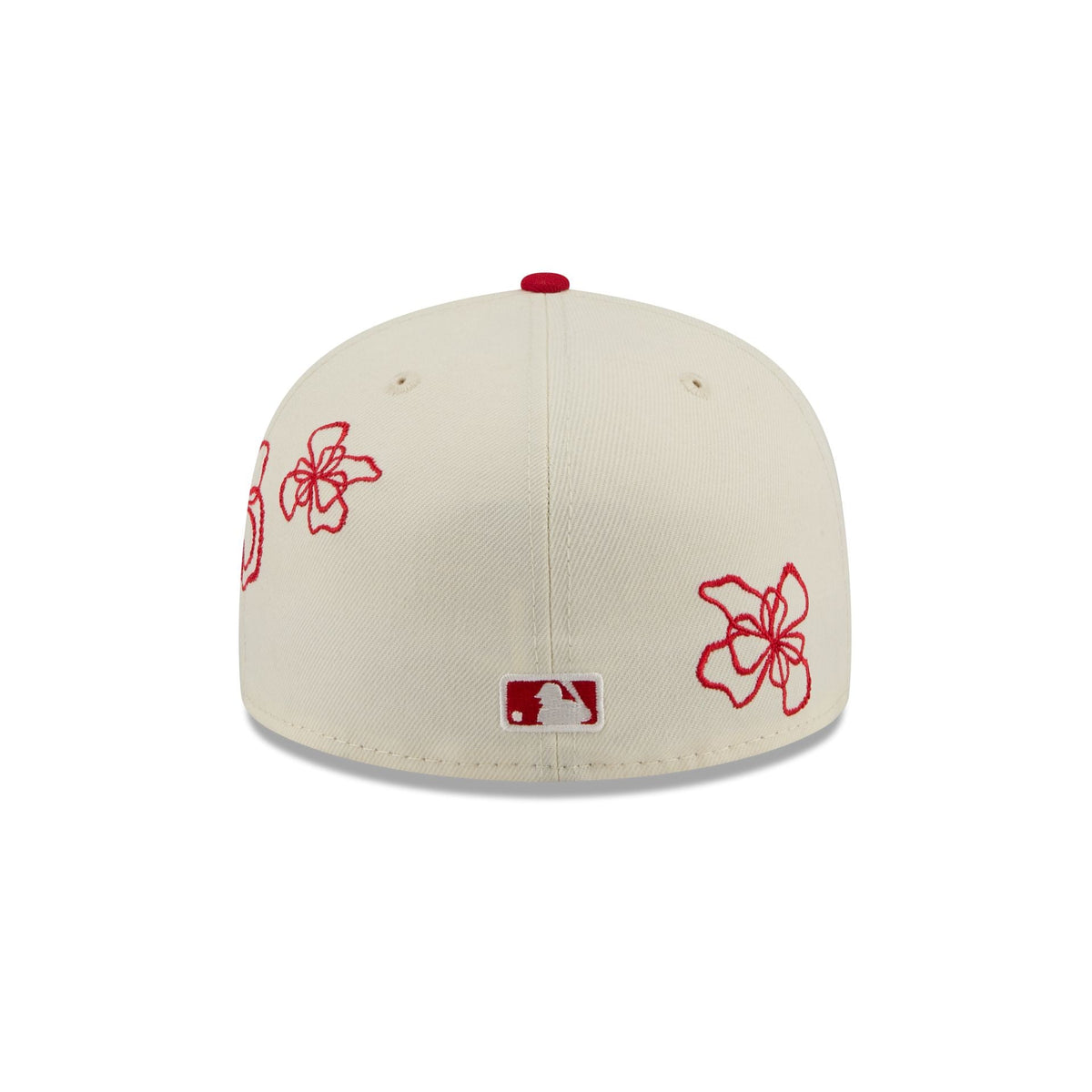 Los Angeles Angels Floral Outline 59FIFTY Fitted Hat