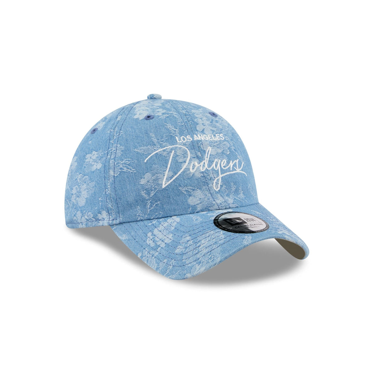 Los Angeles Dodgers Blue Leaves Casual Classic Adjustable Hat