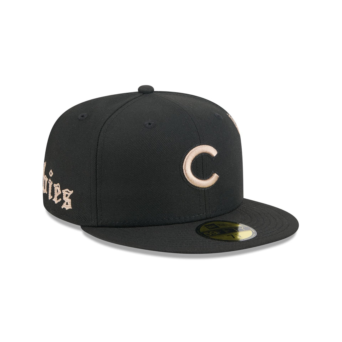 Chicago Cubs Gothic Lettering 59FIFTY Fitted Hat