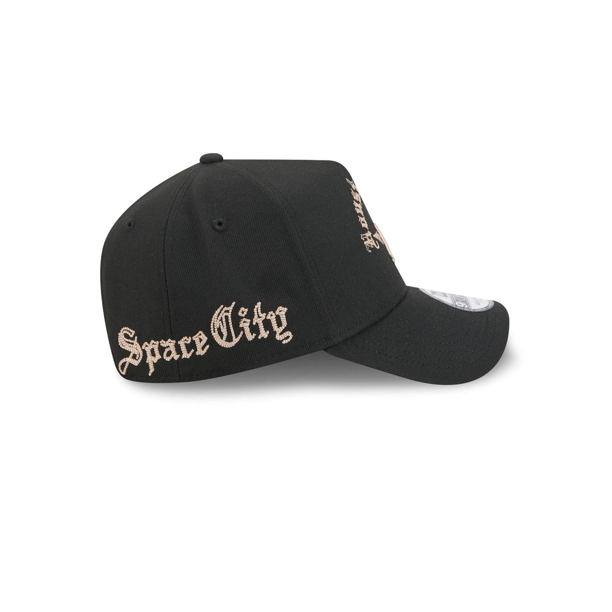 Houston Astros Gothic Lettering 9FORTY A-Frame Snapback Hat