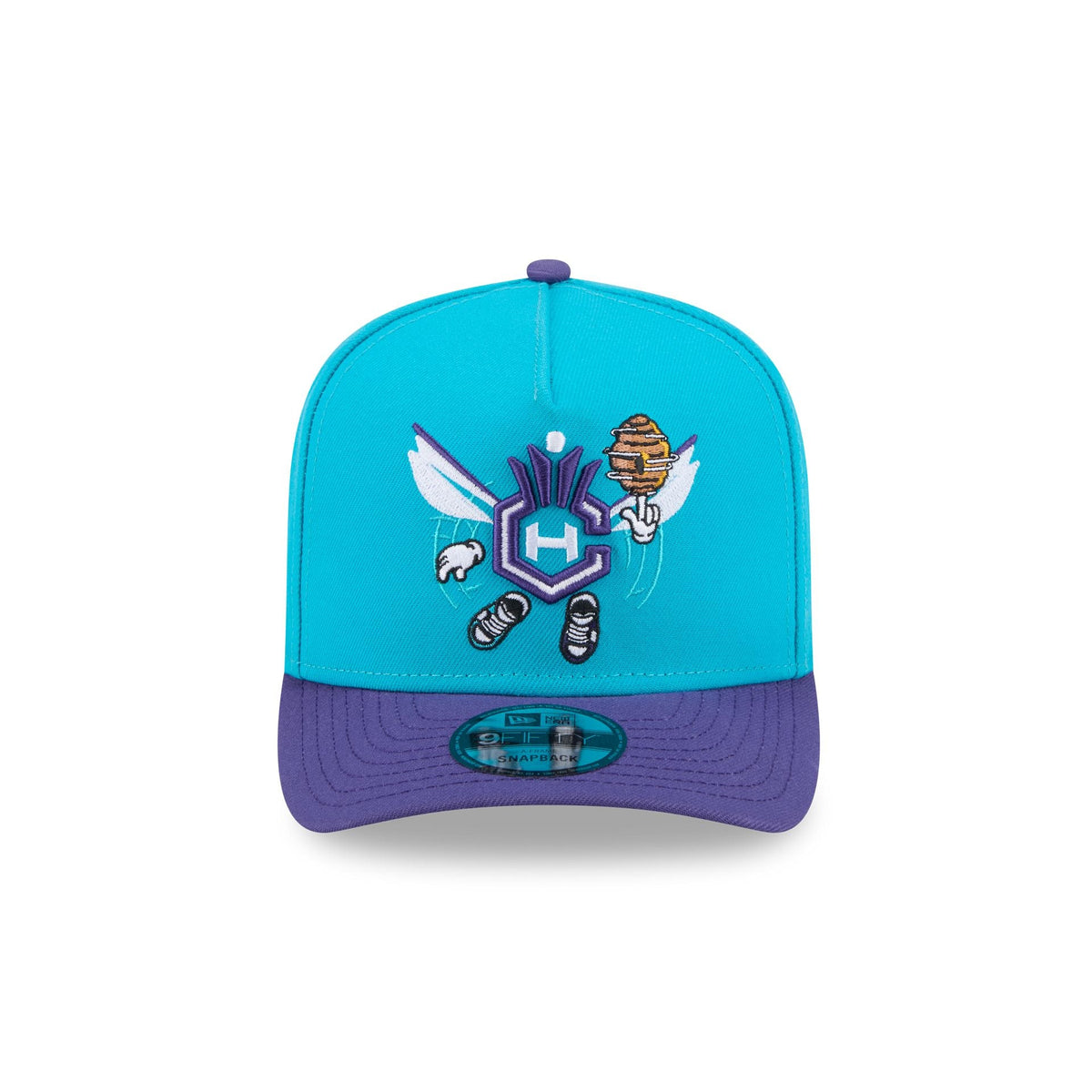 Charlotte Hornets Cartoon 9FIFTY A-Frame Snapback Hat
