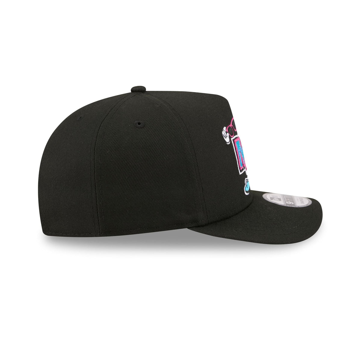 Miami Heat Cartoon 9FIFTY A-Frame Snapback Hat