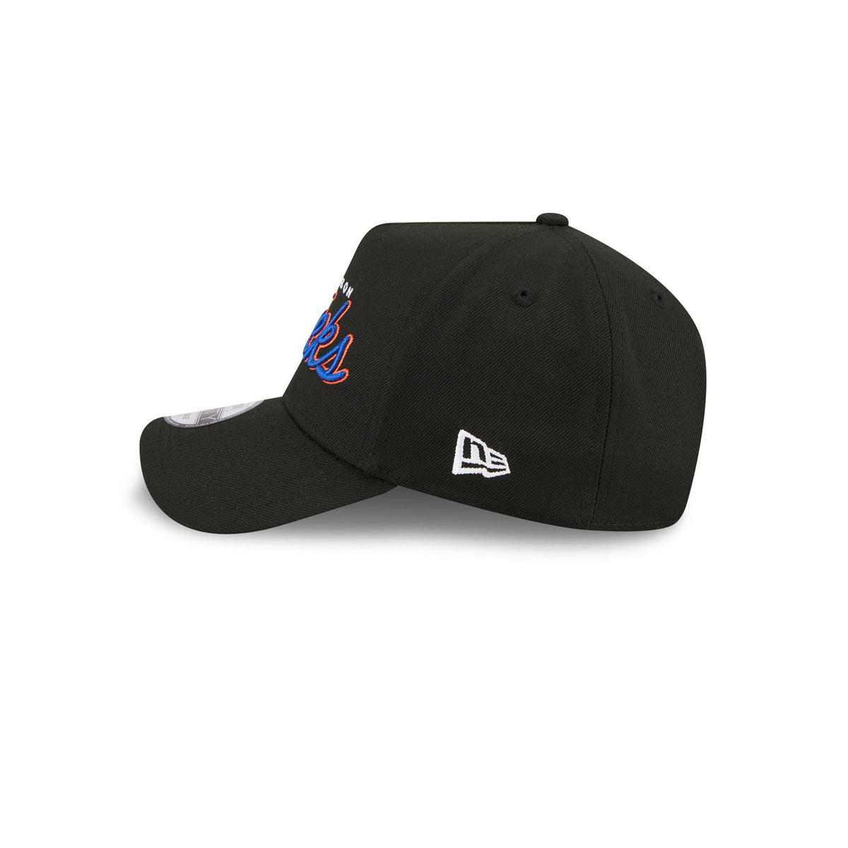Malbon x New York Knicks Black Script 9FORTY A-Frame Snapback Hat