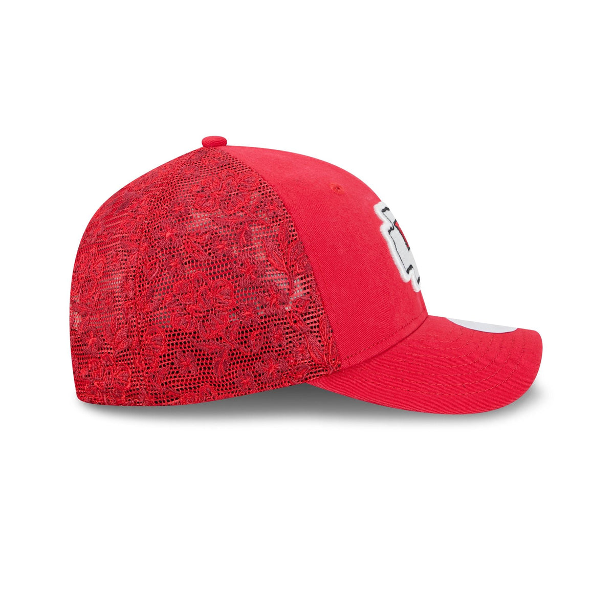 Kansas City Chiefs Floral Mesh Women's 9FORTY M-Crown Trucker Hat