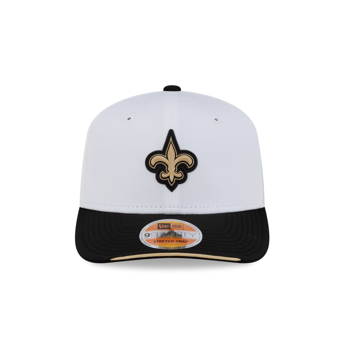 New Orleans Saints 2026 Sideline White 9SEVENTY Stretch-Snap Hat